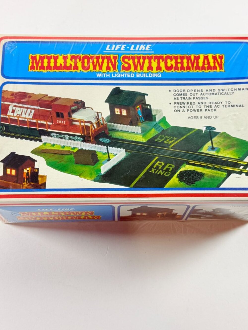 Vintage Life Like Lighted Milltown Switchman HO Scale in Box 08703 Sealed